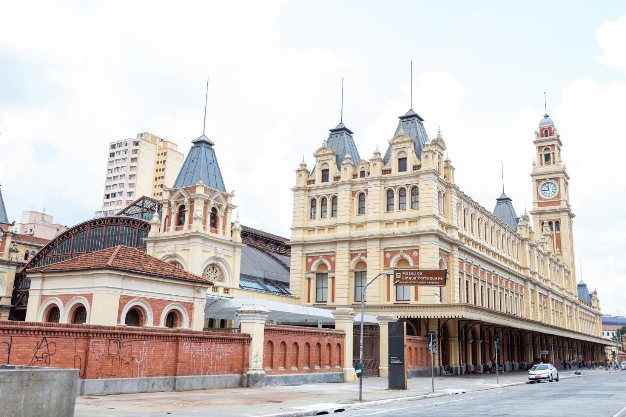 Apartamento com WiFi próximo ao metrô Luz São Paulo Extérieur photo
